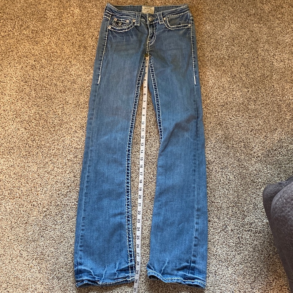 LA Idol distressed jeans. Size 0.